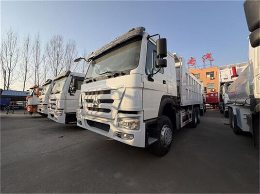 2022 Used HOWO Dump Truck 371 HP Diesel Heavy Duty Euro 2/3 New Cab and Tires 5.6m 7.4m Long Lifespan