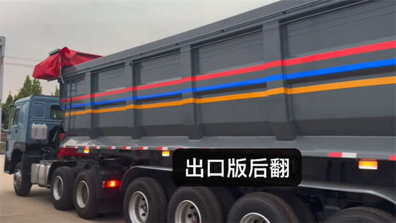 3/4 Axles Cargo Used Tractor Truck For Mining Infrastructure And Waste Transportation