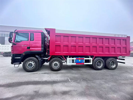 10 Tires Howo 6x4 Second Hand Dump Truck 371hp 300-400L Fuel Tank