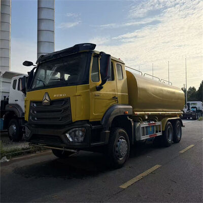Corrosion Resistant HOWO 6x4 Water Tanker Truck 371HP Refurbished Road Sprayer