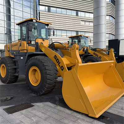 Rugged Durable SDLG 5 Ton Wheel Loader Used Machine Mining Material Yard Operations