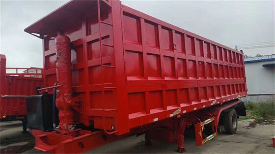 30-100 Tons Rear Tipper Semi Trailer Heavy Duty Dump Semi Trailer
