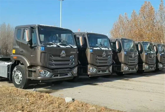 Heavy Duty Used Howo Nx Dump Truck Odometer 30000km-60000km green dumper truck